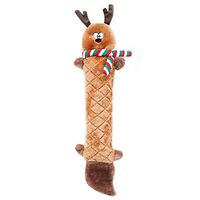 Zippy Paws Christmas Holiday Jigglerz Reindeer Dog Toy