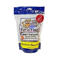Fit n Flash Chicken Biscuits Dog Treats 100g
